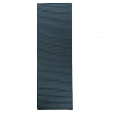 Colonial Mills Reversible Flat-Braid (Rect) Runner - Cobalt Blue 2'4"x5'