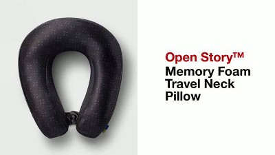 Memory Foam Travel Neck Pillow - Open Story™ : Target
