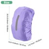 Unique Bargains Waterproof Backpack Rain Cover with a Vertical Reflective Strap for Hiking/Biking 1 Pc - 3 of 4