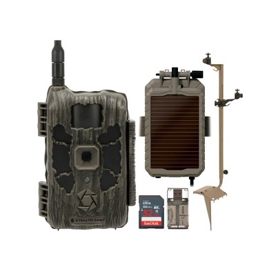 Stealth Cam 40MP Deceptor Max Cellular Trail Camera with Solar Panel Bundle