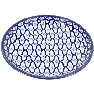 Blue Rose Polish Pottery Zaklady Dessert Plate - 1 of 1