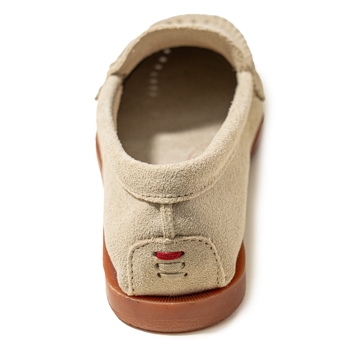 Женские туфли Minnetonka Women's Suede Mellony Penny Loafers 208P Stone - 8 — фото 4