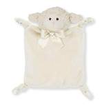 Bearington Baby Wee Lamby, Small Lamb Stuffed Animal Lovey Security Blanket, 8" x 7"