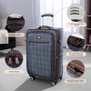 New York XPress XJ-2511-26'' Suitcase-Softside Luggage w/TSA LOCK-Travel Luggage for Men Women,26''-COLOR-6 - 4 of 4
