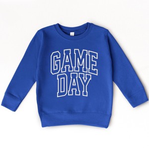 Embroidered Game Day Arched - Toddler Graphic Sweatshirt - 1 of 4