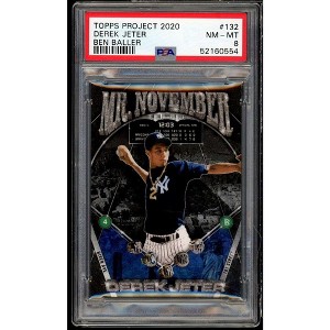 Derek Jeter Card 2020 Topps Project 2020 #132 PSA 8 - 1 of 2