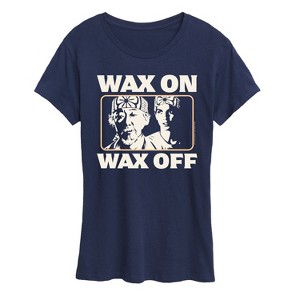 Women's - The Karate Kid - Wax On Wax Off Short Sleeve Graphic T-Shirt - 1 of 4