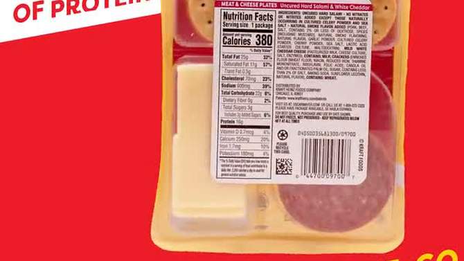 Oscar Mayer Bites with Salami, White Cheddar Cheese and Crackers - 3.3oz, 2 of 11, play video