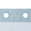 No Hook Shower Curtain with Snap in Liner, Heavyweight Waffle Fabric Bath Curtain, Hotel Grade - 4 of 4