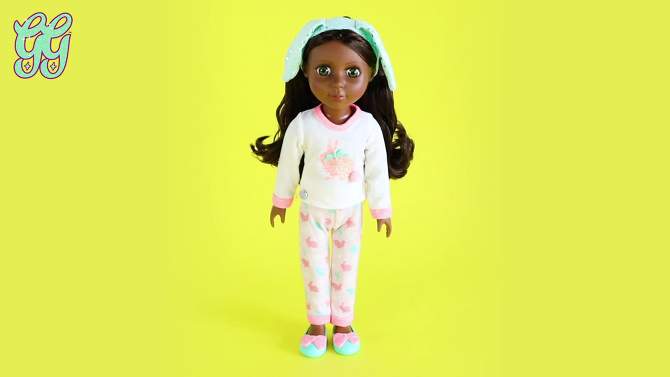 Glitter Girls Eniko with Bunny Pajama Outfit 14&#34; Poseable Doll, 2 of 8, play video