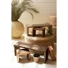 Wooden Rectangle Display Risers – Recycled Wood Set of 4 – 7" Tall by Kalalou - 2 of 4