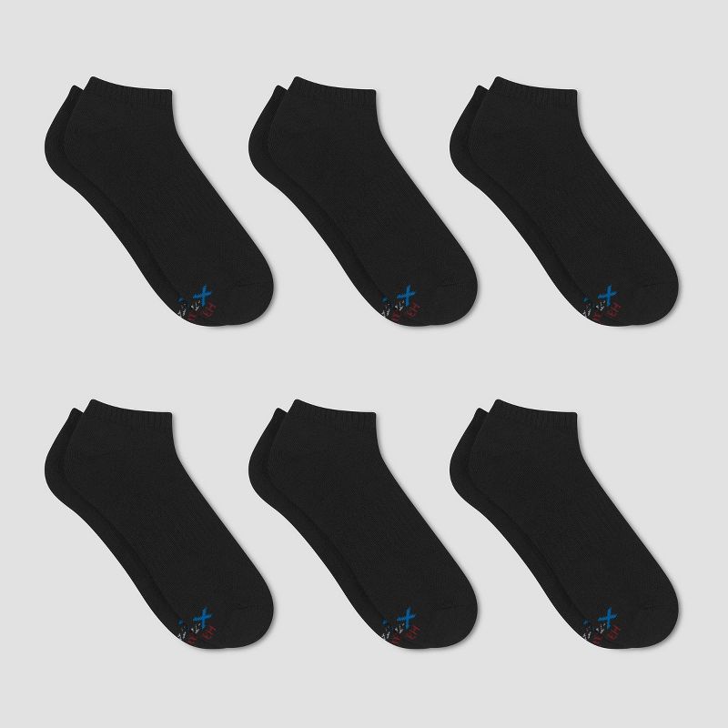 Men's Big & Tall Hanes Premium Performance Cushioned Low Cut Socks 6pk, 3 of 7