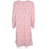 JEFFRICO Womens Long Sleeve Nightgowns Sleepwear Soft Pajama Dress Nightshirts - 4 of 4