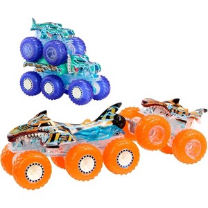 Hot Wheels Monster Trucks Big Rig & Truck Multipack Diecast Car 4-Pack 1:64 Scale - 1 of 4