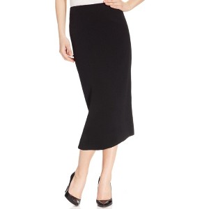 Kasper Womens Solid Lined Pencil Skirt, Black, 18 - 1 of 1