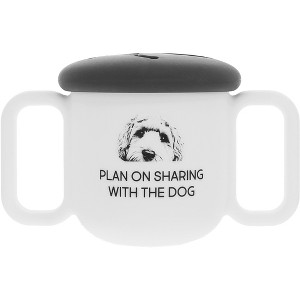 Pavilion Gift Company - The Dog - Silicone Snack Bowl with Lid - Dining Bowls - 1 of 4