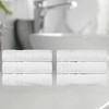 Modern Solid Classic Premium Luxury Cotton 6 Piece Hand Towel Set by Blue Nile Mills - 2 of 4