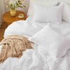 BAGOKIE 5/7 Pieces Seersucker Bed in a Bag Comforter Set - 4 of 4