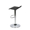 ELECWISH Set of 2 Barstool, Adjustable Swivel Bar Stools with PU Leather and Chrome Base, Gaslift Pub Counter Chairs - 4 of 4