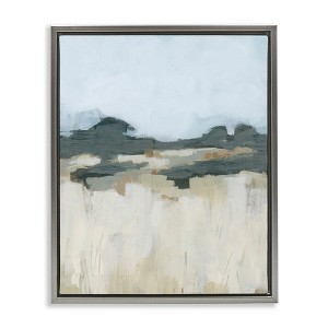 Stupell Industries Countryside Grass Landscape Scene Floating Frame Canvas Art - 1 of 4