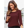 LASCANA Women's 2 Pack 3/4 Sleeve Tops - image 2 of 4