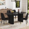 5-Piece Dining Set with MDF Table and 4 Chairs with PU Cushions - 3 of 4
