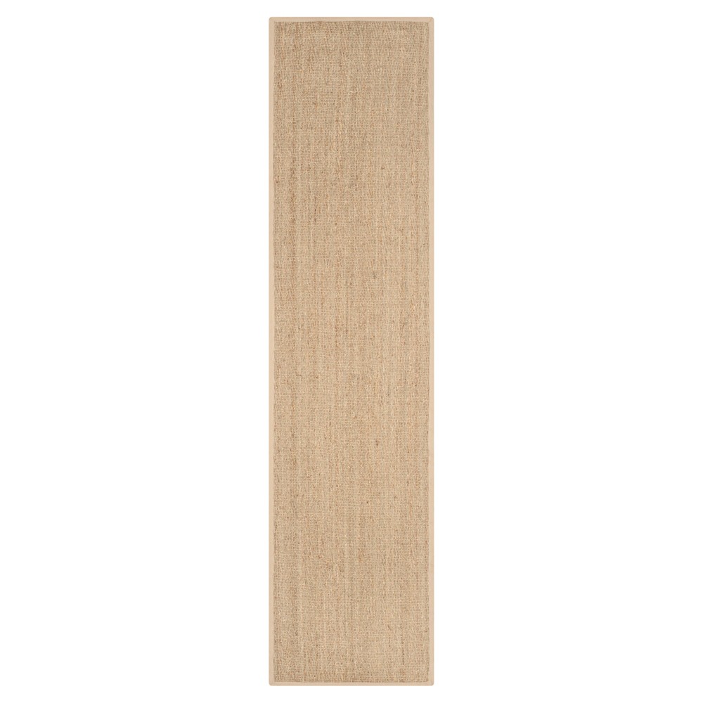 2'6inx12' Runner Natural Fiber Rug Natural/Beige - Safavieh