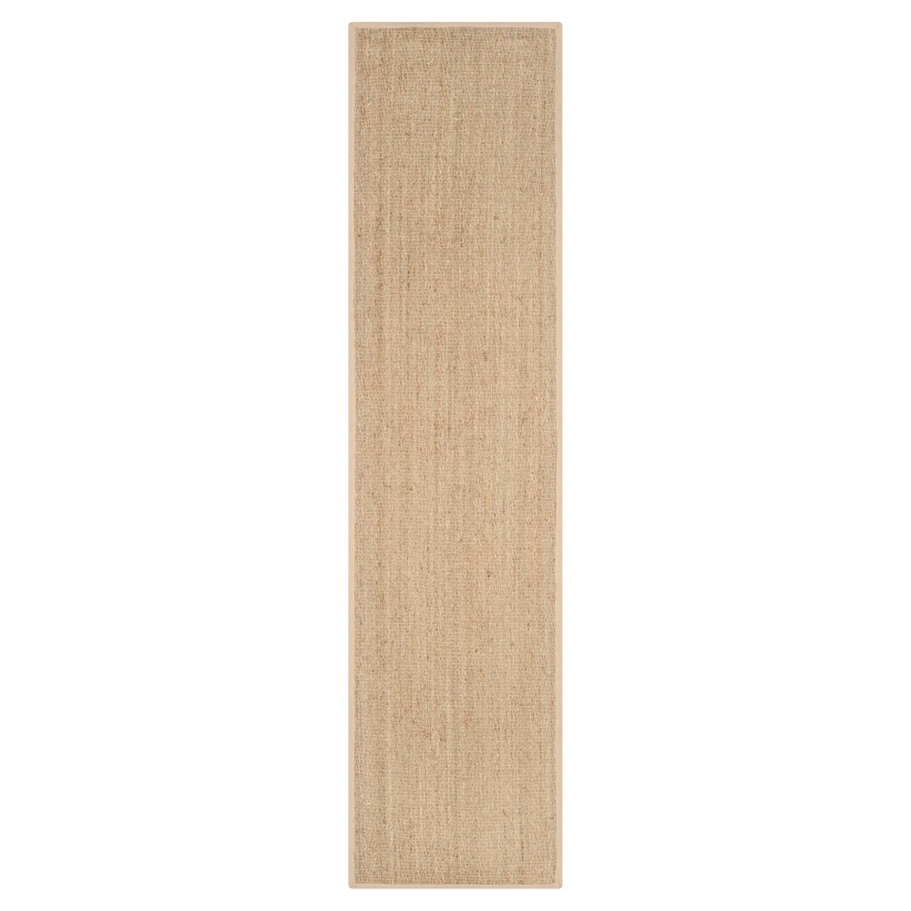 2'6inx12' Runner Natural Fiber Rug Natural/Beige - Safavieh