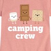 Girls' - Instant Message - Camping Crew Smores Fitted Short Sleeve Graphic T-Shirt - 2 of 4