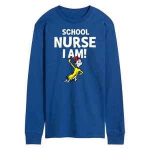 Men's - Dr. Seuss - School Nurse I Am Sam I Am Long Sleeve Graphic T-Shirt - 1 of 4