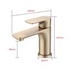 ALEXOUN Single Handle Lavatory Basin Sink Faucet - 3 of 4