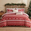 3 Piece Christmas Duvet Cover Bedding Set - 2 of 4