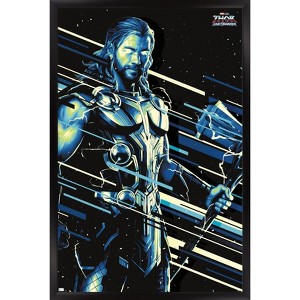 Trends International Marvel Thor: Love and Thunder - Thor Framed Wall Poster Prints - 1 of 4