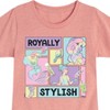 Girls' - Disney - Royally Stylish Fitted Short Sleeve Graphic T-Shirt - 2 of 4