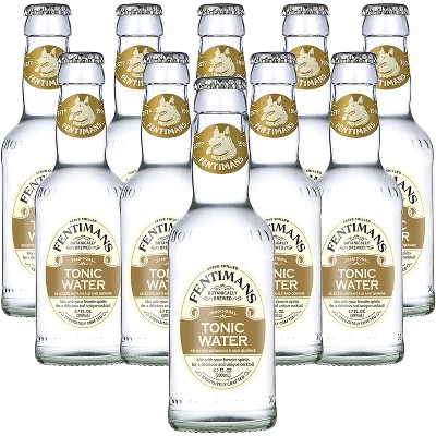Fentimans Botanically Brewed Natural Tonic Water 10 Pack, 6.7 fl oz Bottles – Premium Mixer for Cocktails & Refreshing Drinks