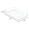 iDesign Set of 4 Makeup Drawer Organizer Trays for Vanity - Clear - 4 of 4