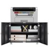 Metal Printer Stand with Storage, Mobile File Cabinet, Rolling Printer Table for Letter/Legal/A4 Size Files, Printer Stand on Wheels - 2 of 4