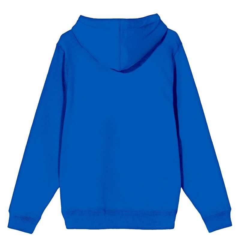 World Of TMNT Group Shot Long Sleeve Royal Blue Adult Hooded Sweatshirt, 3 of 4