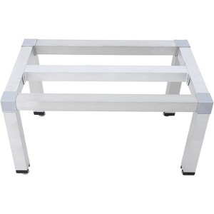 Aluminum Dunnage Rack with 1000 lb Capacity - Heavy-duty  commercial storage for restaurant, supermarket, kitchen. - 1 of 4