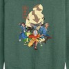 Women's - Avatar: The Last Airbender - Aang Group Lightweight French Terry Wide Neck Long Sleeve Shirt - 2 of 4