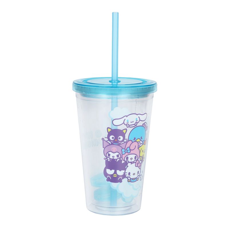 Hello Kitty & Friends 16 Oz. Acrylic Cup With Reusable Straw, 5 of 7