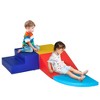 Qaba Foam Play Set for Toddlers and Children 12-36 Months, Easy-to-clean 4 Piece Soft & Safe Kids Climbing Set for Crawling or Sliding - 4 of 4