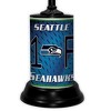 NFL 18-inch Desk/Table Lamp with Shade, #1 Fan with Team Logo, Seattle Seahawks - 2 of 3