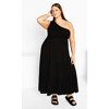 Women's Plus Size Darcy Dress - black | CITY CHIC - image 3 of 4