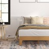Amalia Solid Wooden Platform Bed with Wooden Support Slats - Taylor & Logan - 3 of 4