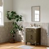 Cesicia Grey Oak Cabinet with Solid Wood Frame, Carb P2 Plywood Body, 2 Doors, and Soft-Closing Hardware - 4 of 4