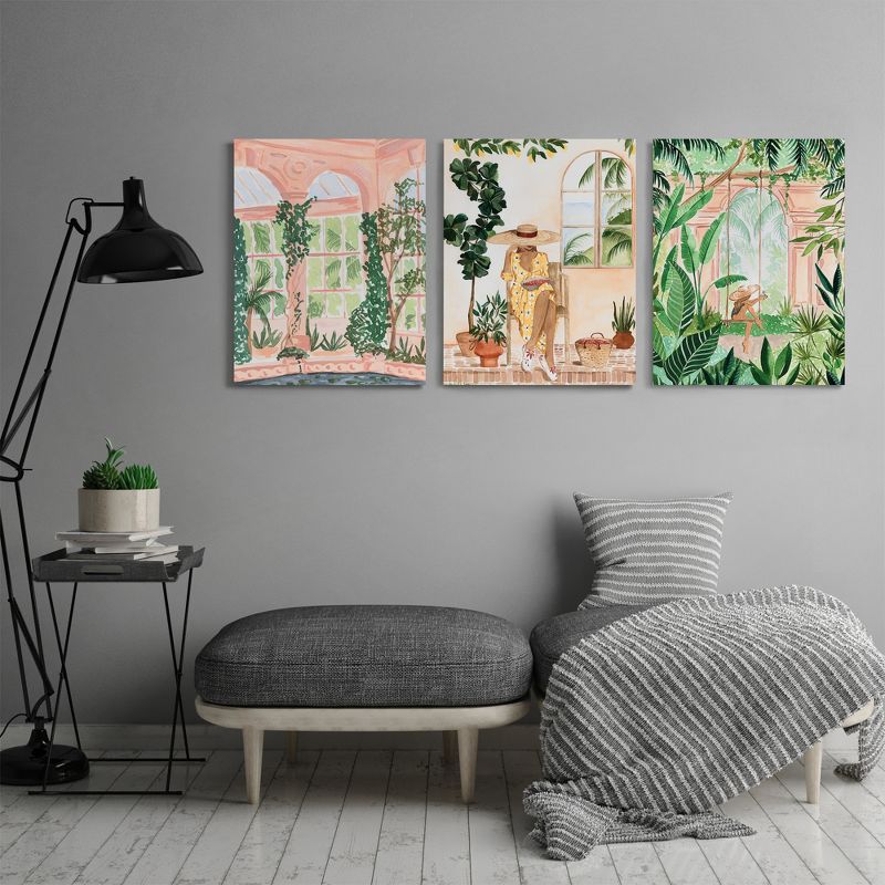 Americanflat Botanical Modern Neutral Boho Travels By Sabina Fenn Triptych Wall Art - Set Of 3 Canvas Prints, 4 of 7