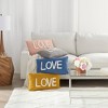 12"x21" Oversize Life Styles 'Love' Tufted Lumbar Throw Pillow - Mina Victory - 2 of 4