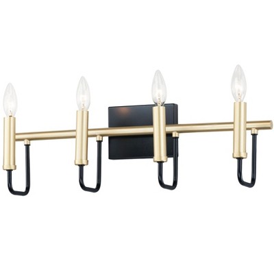 Maxim Lighting Sullivan 4 - Light Vanity in  Black/Gold