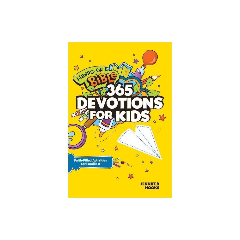 Hands-On Bible 365 Devotions for Kids - by Jennifer Hooks (Paperback)